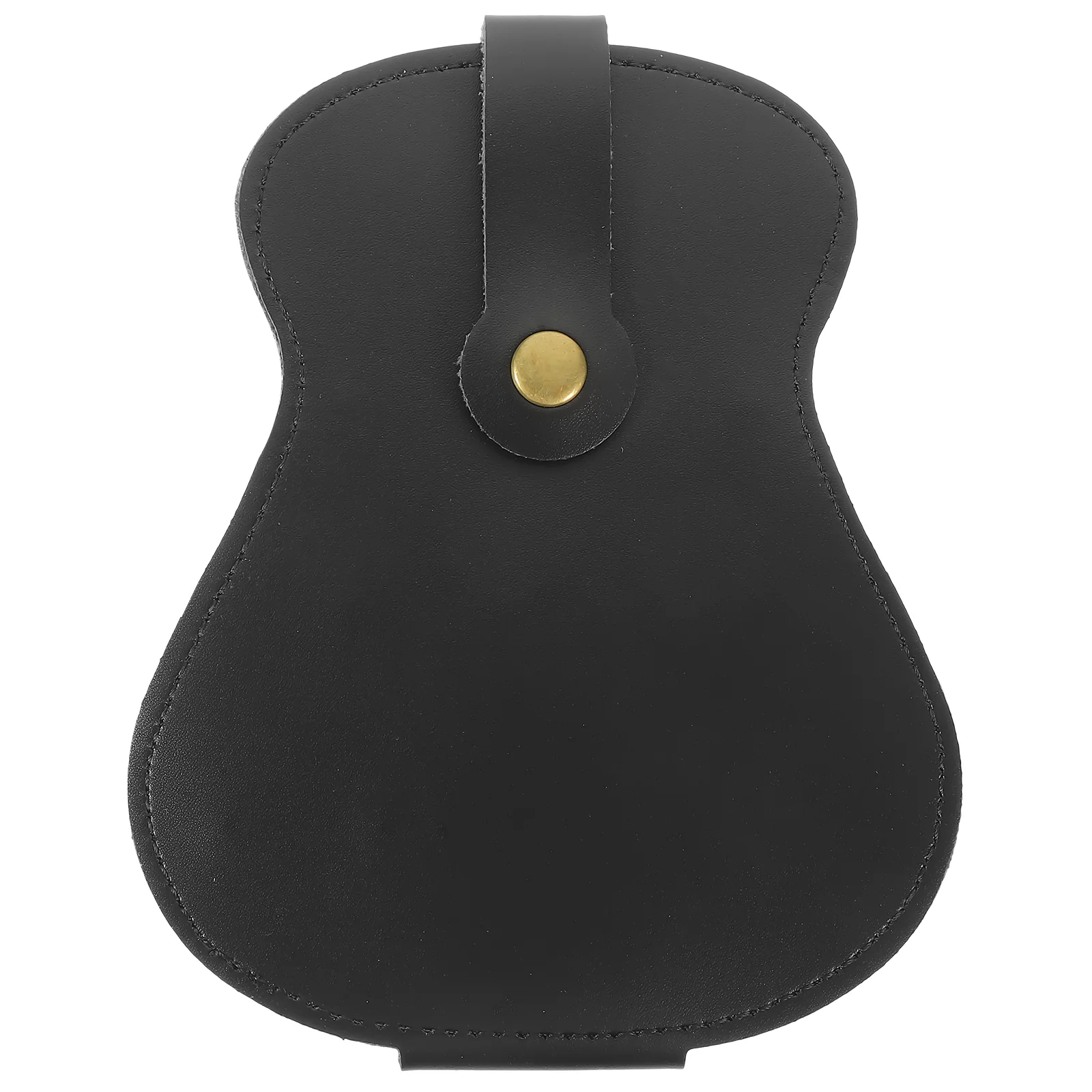 

Black s Guitar Picks Storage Box Portable PU Case for Electric Acoustic Bass Ukulele Mandolin Banjo Holder Bag Prevent Damage