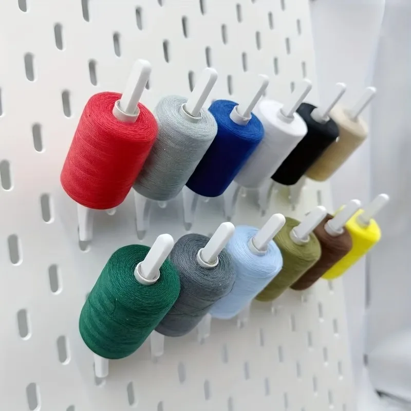 10PCS Thread Spool Hooks for Skadis Pegboard
