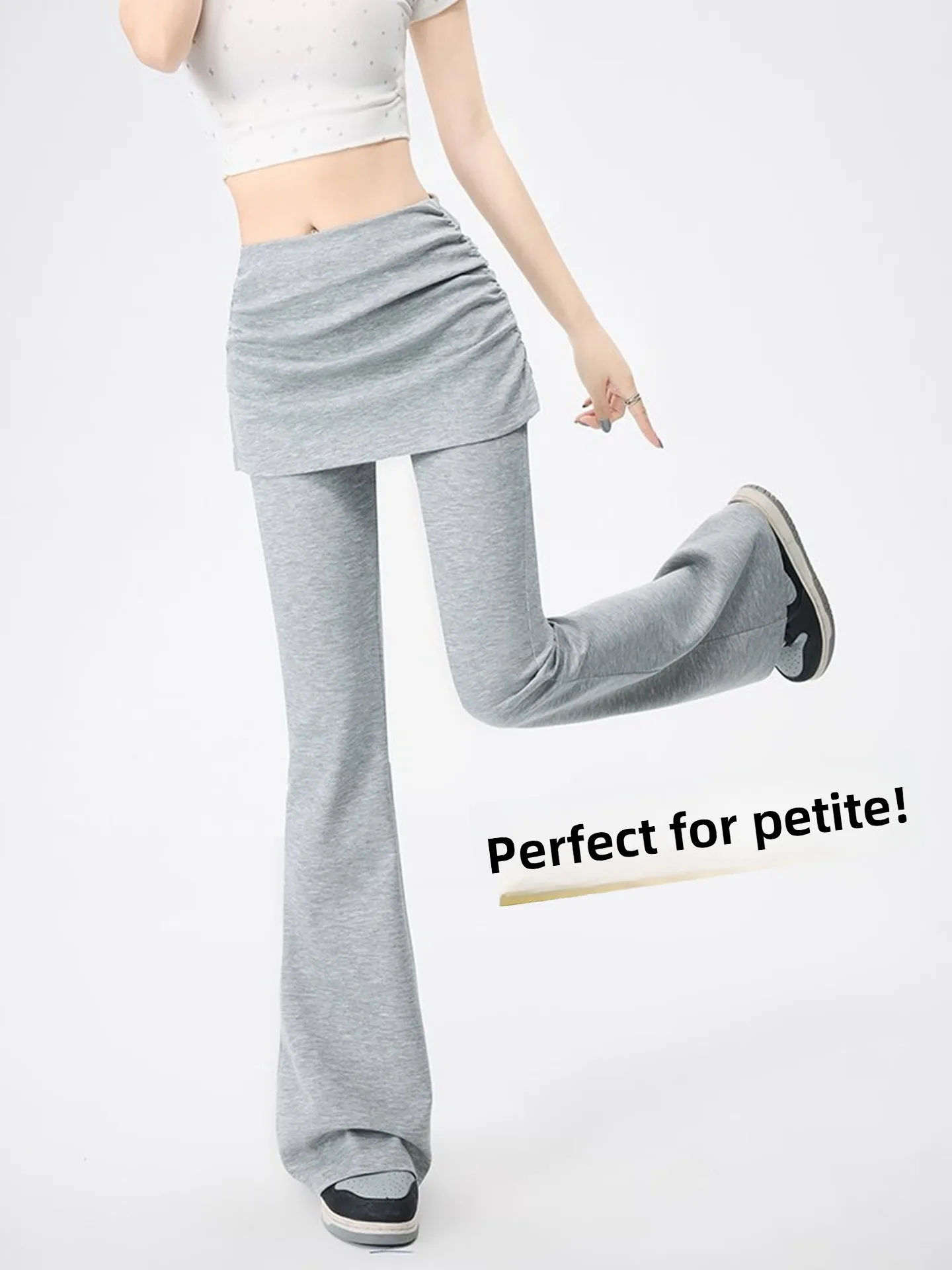 

Женские спортивные брюки-клеш с высокой талией для йоги, весна-лето, утягивающие, с эффектом подтяжки ягодиц, повседневные, однотонные, широкие штанины