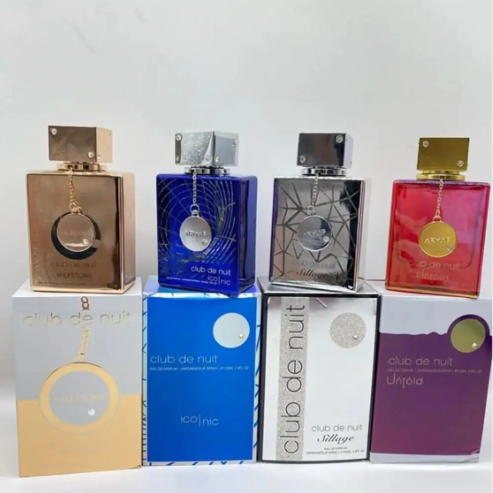 Perfume Unisex Armaf Club De Nuit, Aroma Oriental con Notas Frutales, Amaderadas y de Ámbar, Eau De Toilette Árabe de Larga Duración para Hombre