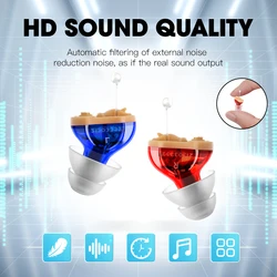 Mini CIC In The Ear Deaf Machine Sound Amplifier Invisible Hearing Aid Price Battery A10 For Seniors Audífonos First Aid