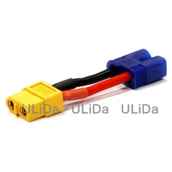 RC XT60 Female To EC5 Male Charger Adapter Lead Car Boat Lipo Battery Plane