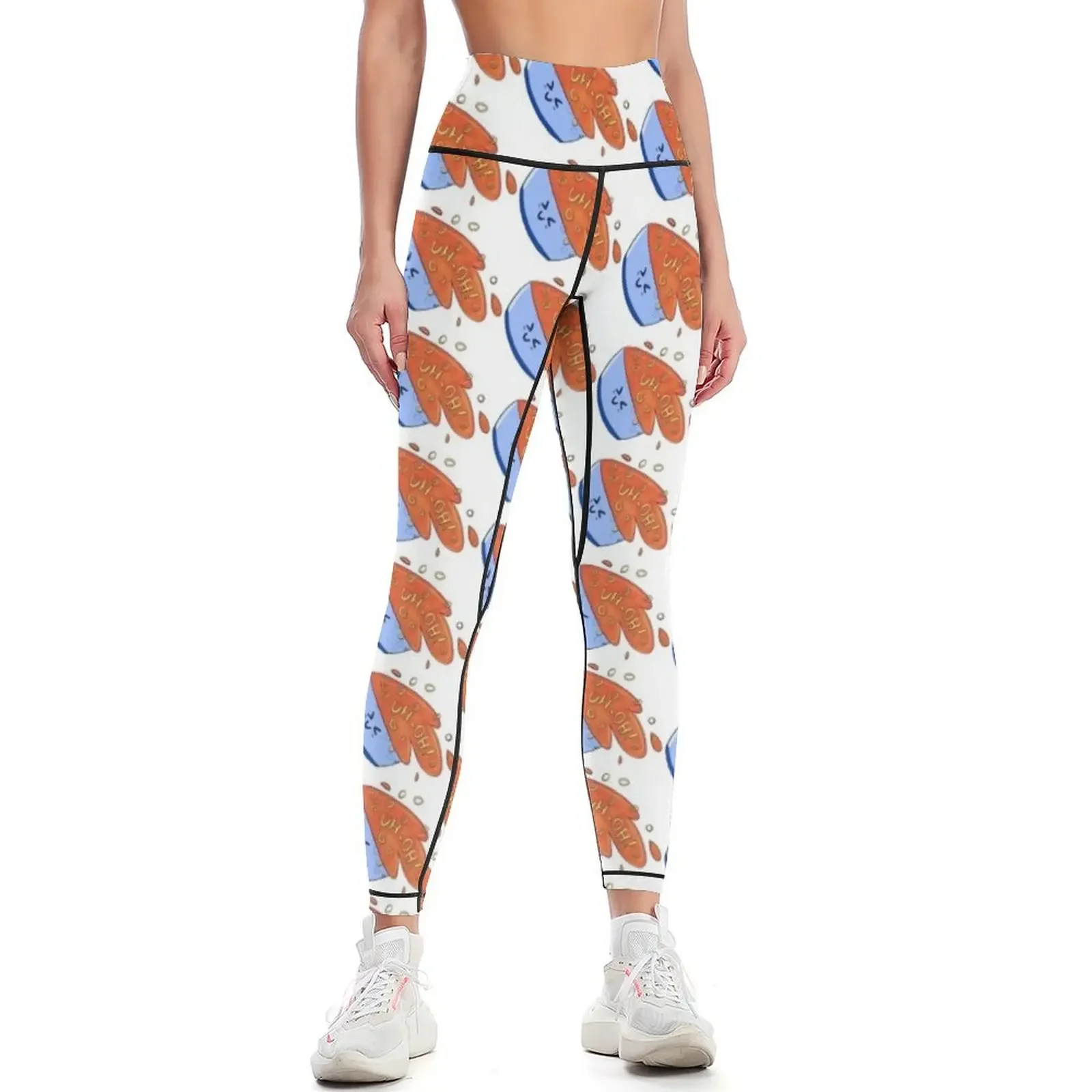 

Uh-Oh SpaghettiOs! Leggings Women's sports sports for gym sporty woman push up Training pants Womens Leggings