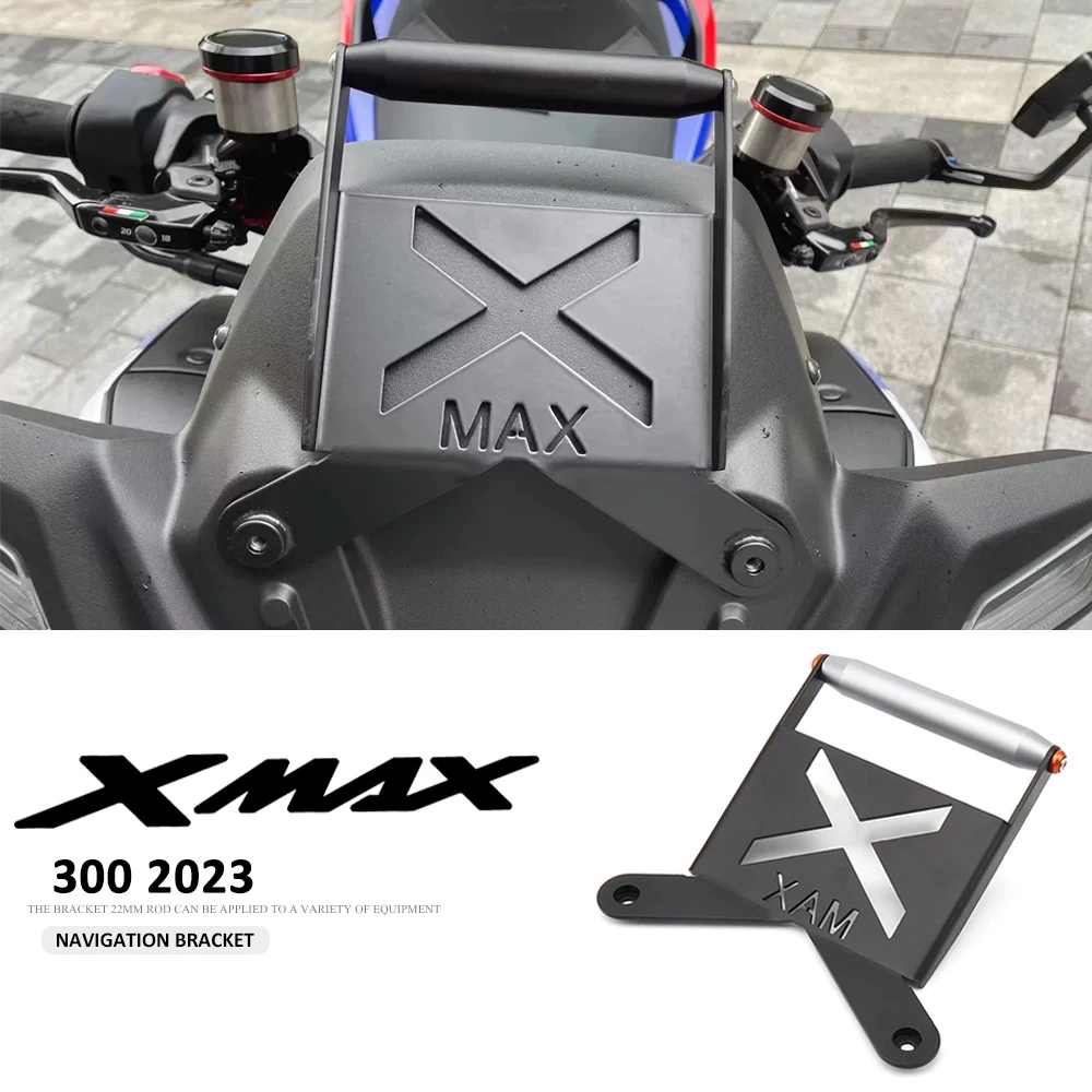 

New For YAMAHA X-MAX 300 X-MAX300 XMAX 300 XMAX300 2025 Motorcycle Accessories GPS Mount Navigation Phone Holder Bracket 22mm