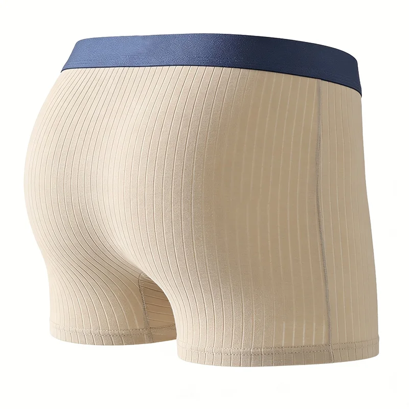 4 pieces of men's underwear with vibrant color teen-age men's boxers comfortable breathable all-match underwear combination