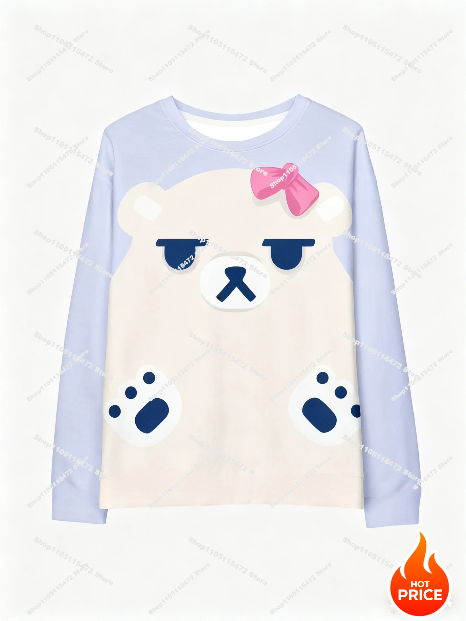 Camiseta de manga larga de la película KPop Demon Hunters, camisetas para niñas y mujeres, camiseta de manga larga a la moda con cuello redondo, ropa de calle informal Unisex