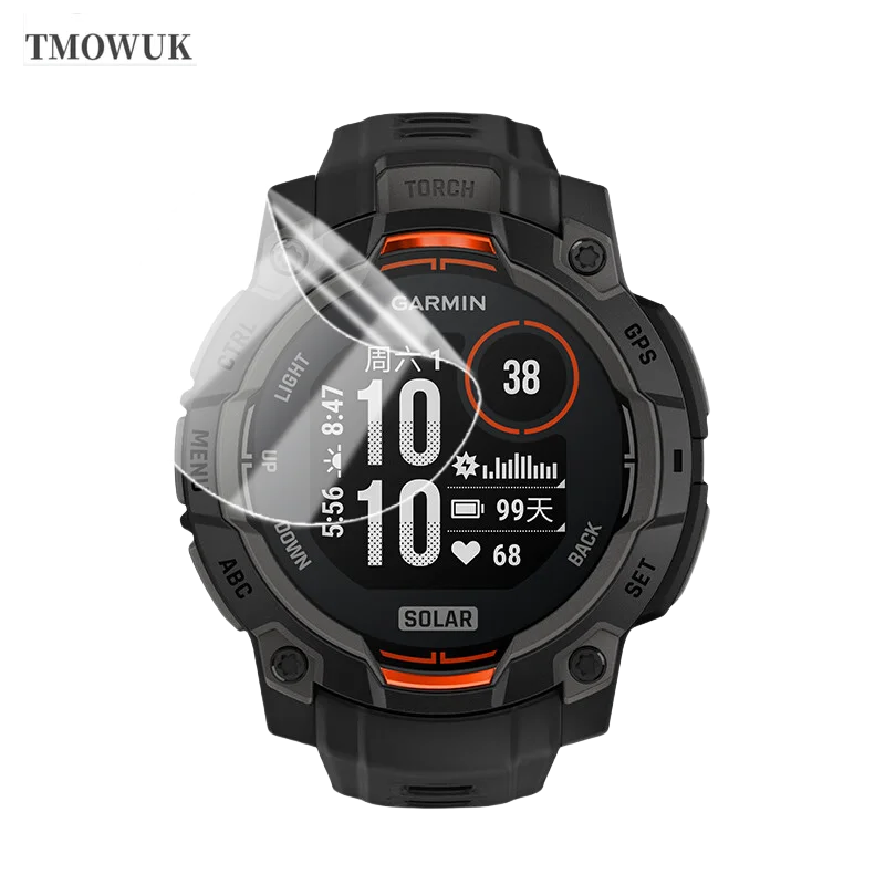 

For Garmin Instinct 2 2X 3 3E Crossover 40 45 50 mm Protector Soft TPU Hydrogel Film HD Clear Anti-scratch watch Protective