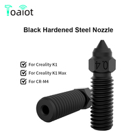 Hardened Steel Nozzle For Creality K1/K1 MAX CR-M4 Nozzle 0.3/0.4/0.6/1.0/1.2mm for K1 FDM 3D Printer Parts Non Stick Filament