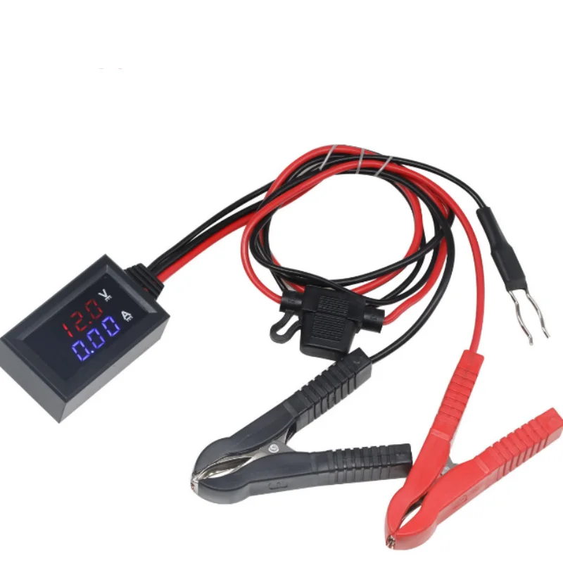 Double Display Car Battery Leakage Tester With LED Indicators For Voltage And Current Detection