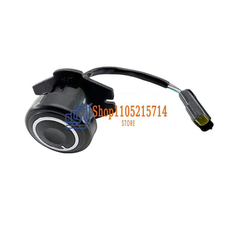 Doosan Excavator Throttle Knob Switch Controller Compatible with DH150/220/225/300 Models - Essential Excavator Accessory