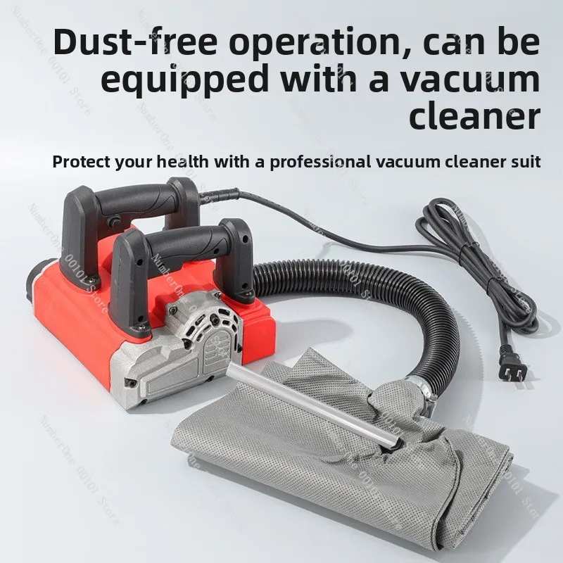 New Electric Wall Planer, Dust-Free Putty Scraper, Automatic Wall Grinding Machine for Construction, Wholesale