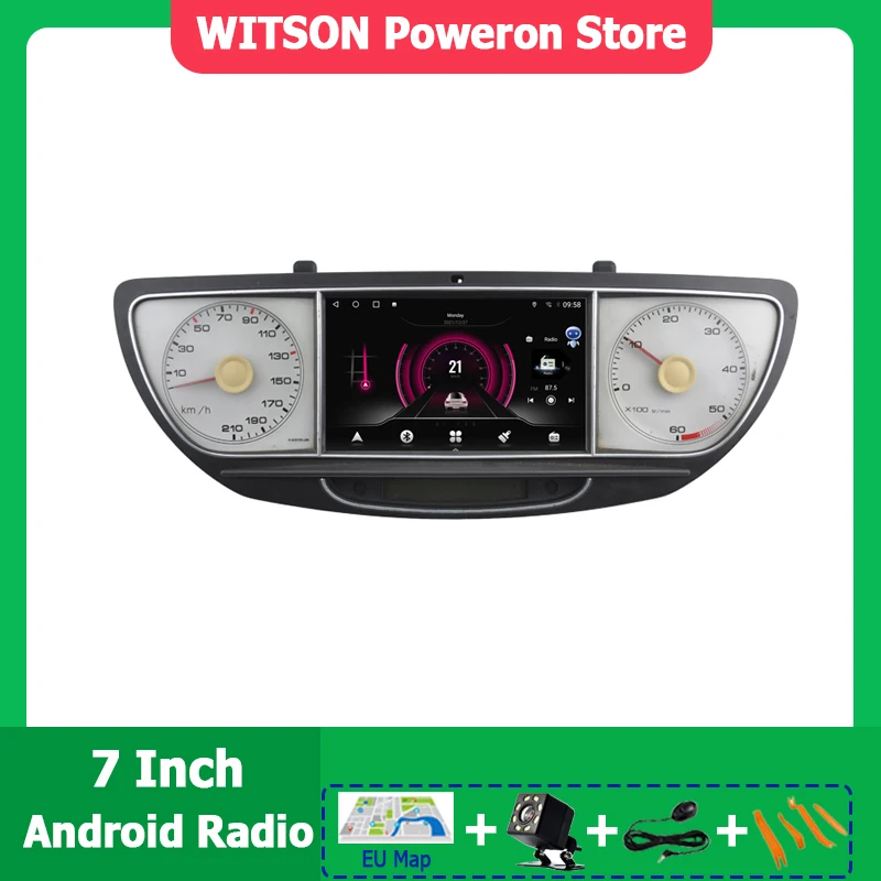OEM CarPlay Android Multimedia Player For Lancia Phedra Fiat Ulysse Citroen C8 Peugeot 807 2002-2014 Bluetooth Car Stereo WIFI