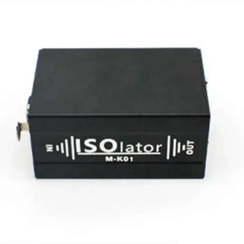 XLR Audio Isolator Noise Reduction Filter Eliminates Current Noise Dual Channel 6.5 XLR Mixer Audio Signal Isolator