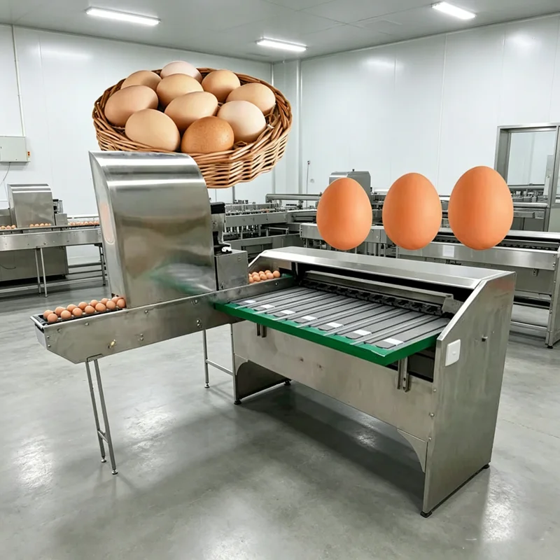 Commercial Egg Grading Equipment Stainless Steel Egg Grader for Farms Eggs Weight Sorting Machine 5-7 Levels Customized