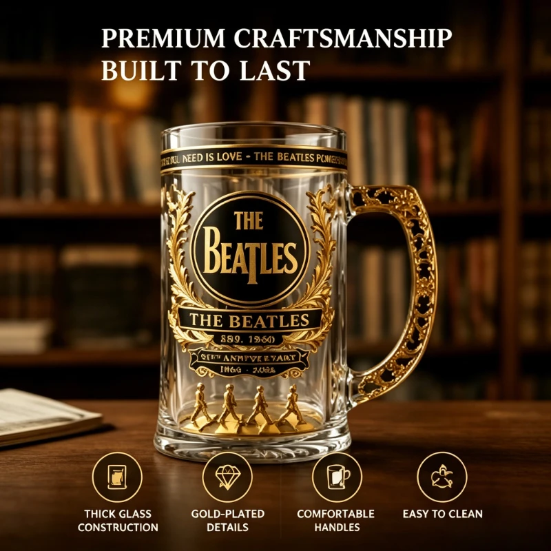Пивная кружка The Beatles к 66 – обзор и цена Vintage Collectible Glass