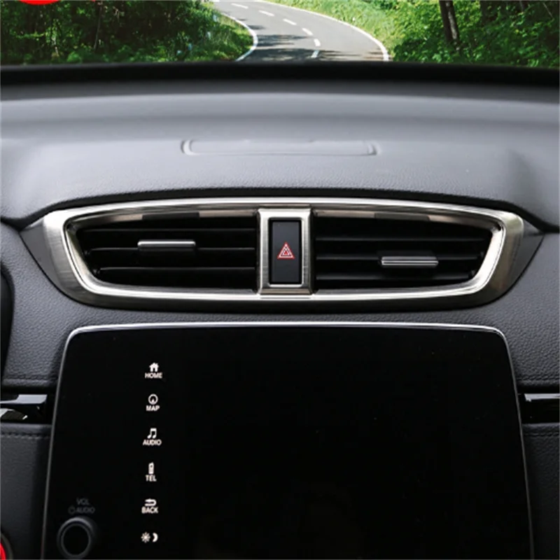 For Honda Crv CR-V 2017-2021 BREEZE 2020 Interior Moulding Central Control Instrument Panel Decoration Cover Trim