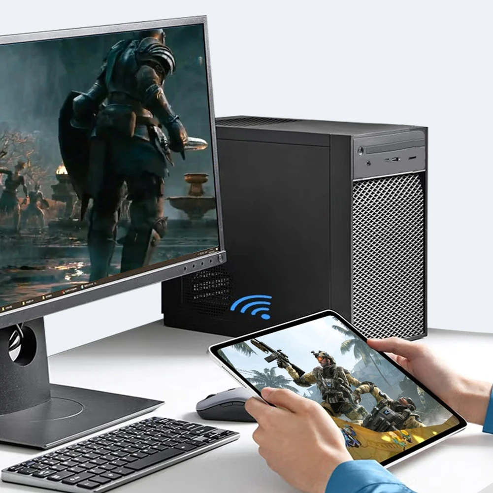 AX900 WiFi6 Smart Network Card 900Mbps Driver-Free Wireless Network Card 2.4G&5GHz WiFi Adaptador for Laptop Windows 7 10 11