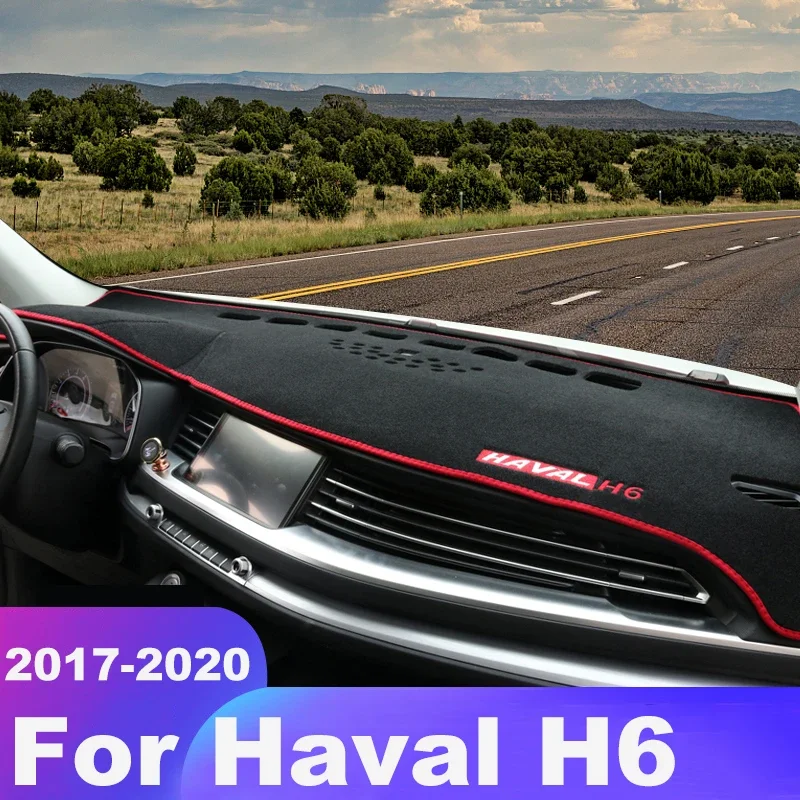 

For Haval H6 2017 2018 2019 2020 Car Dashboard Cover Sun Shade Mats Avoid Light Pads Anti-UV Case Instrument Panel Carpet