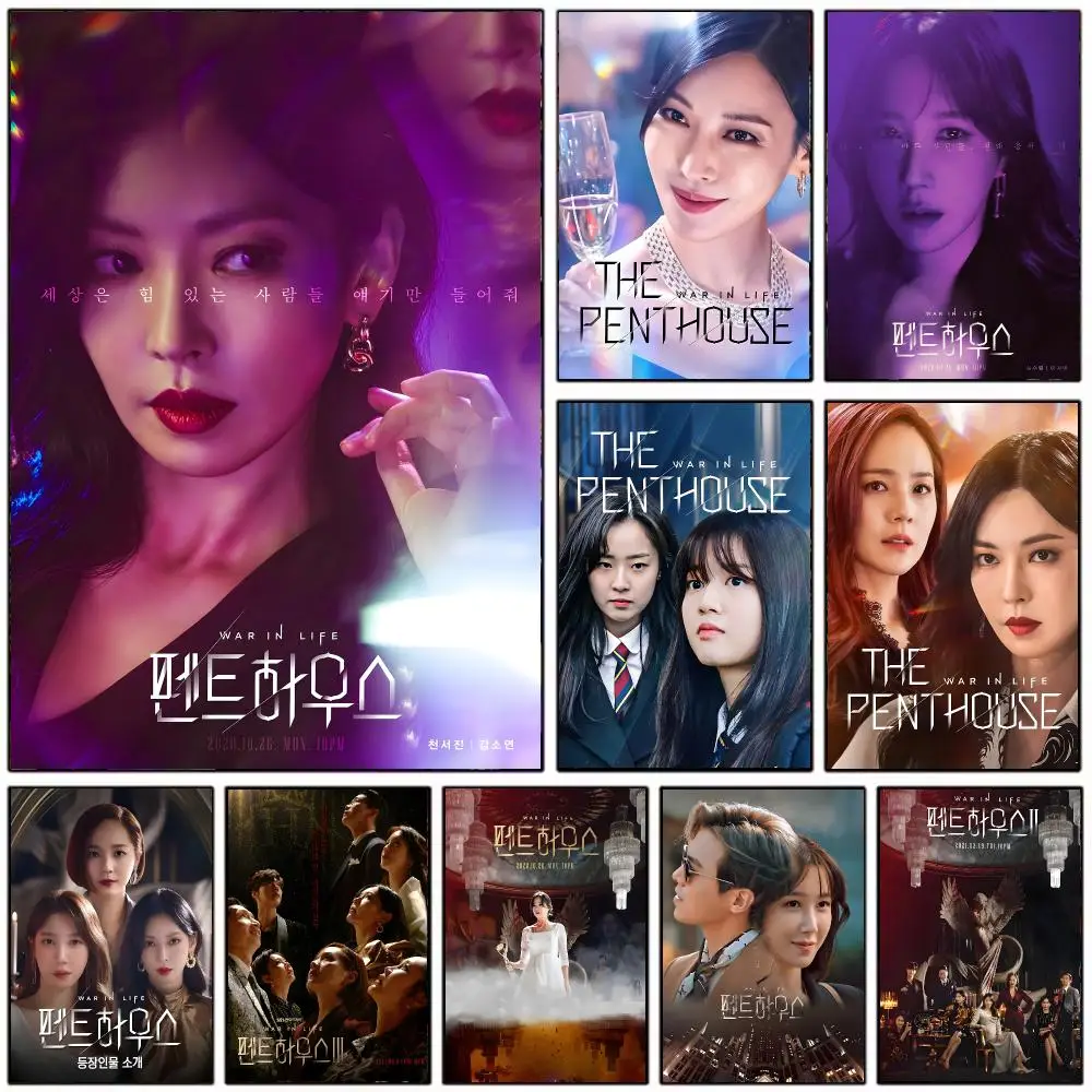 Korean Drama T-The Penthouse Poster Modern Home Decoration Interior Design & Contemporary Wall Art Collection