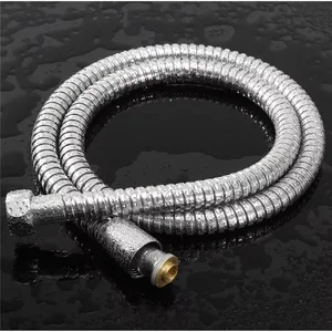 Flexible Stainless Steel Plumbing Hose Shower Head Tube Flexible Bathroom Pipe 1-3m Bath Accessories