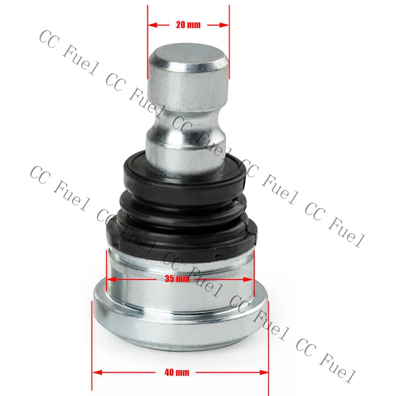 C+ Ball Joint for Polaris 7082507 RZR 1000 900 XP 4 Ranger 570 Upper Lower 4 Pack