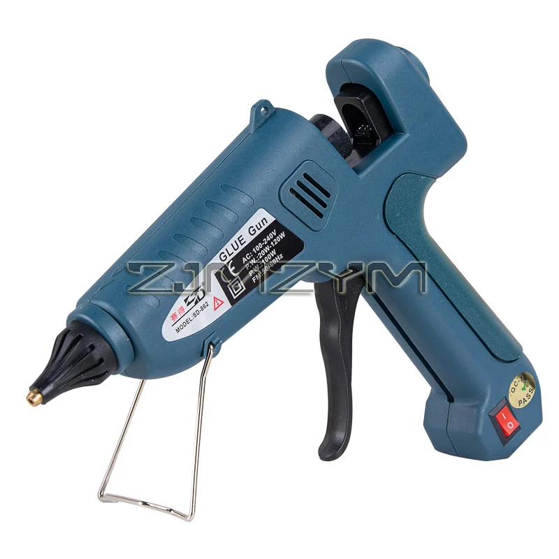 Hot Melt Glue Gun 100W Adjustable Temperature Glue Gun Copper Nozzle 11mm Glue Sticks Home Craft DIY Melt Gun Adhesive Hot Gun