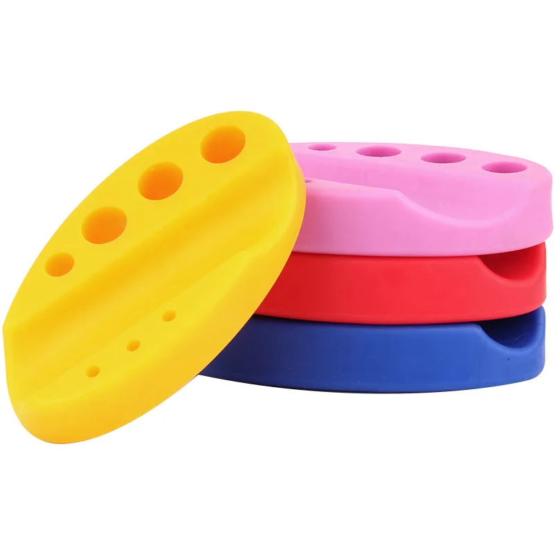 

Oval Silicone Pigment Cup Cap Rack Permanent Tattoo Ink Cup Tattoo Machine Holder Stand Tattoo Accessories