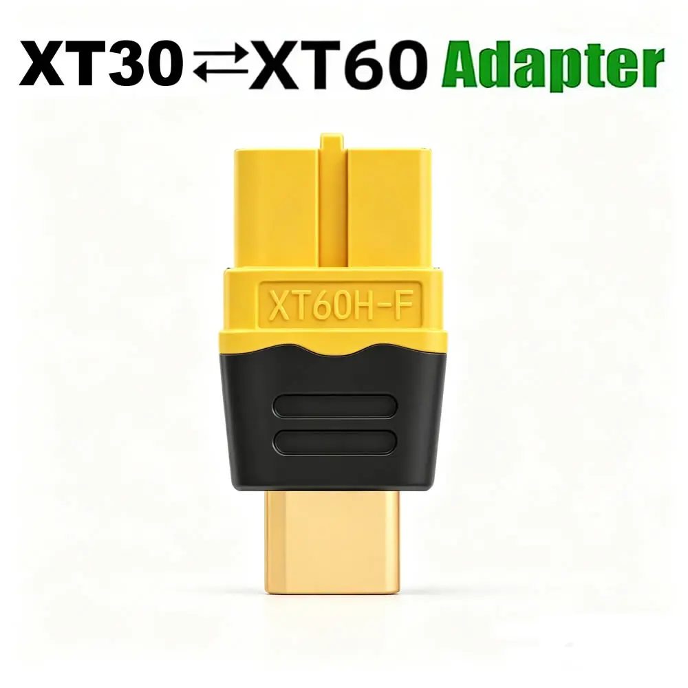 XT60 to XT30 Connector Plug, Lithium Battery Adapter Male to Female, Female to Female, Drone Battery Conversion Adapter