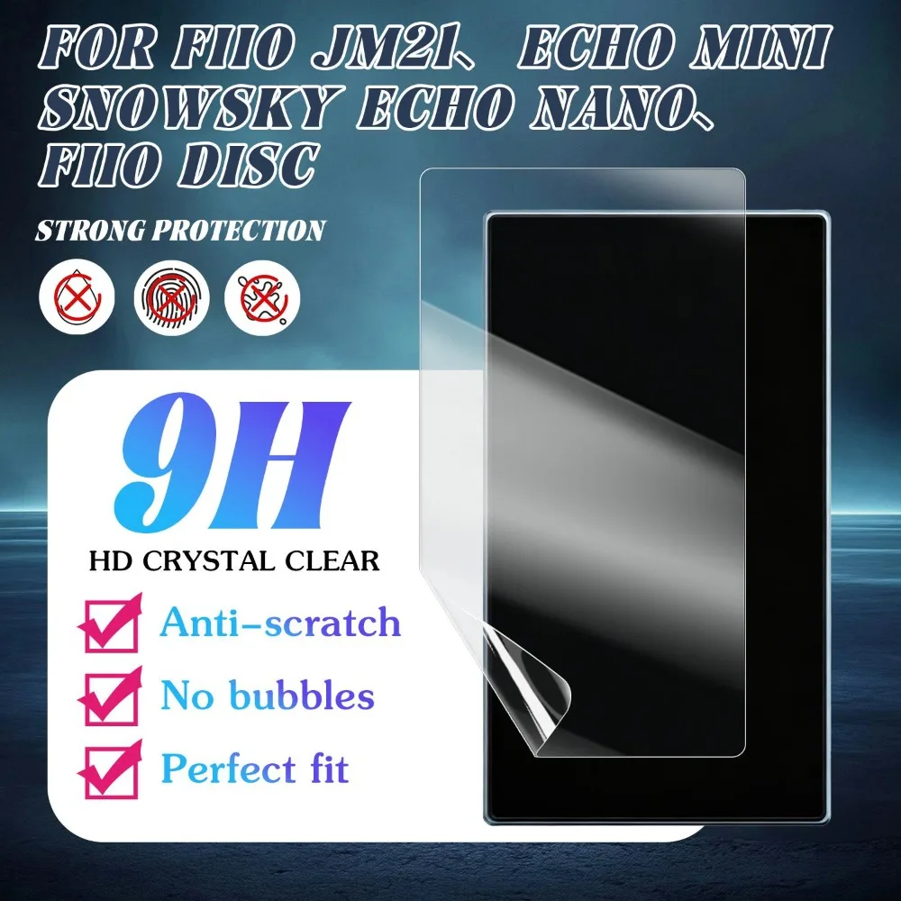 1-10PCS Soft PET Film for FiiO JM21/ECHO MINI/Snowsky Echo Nano/DISC Music Player Screen Protector Flexible Anti-Shatter Films
