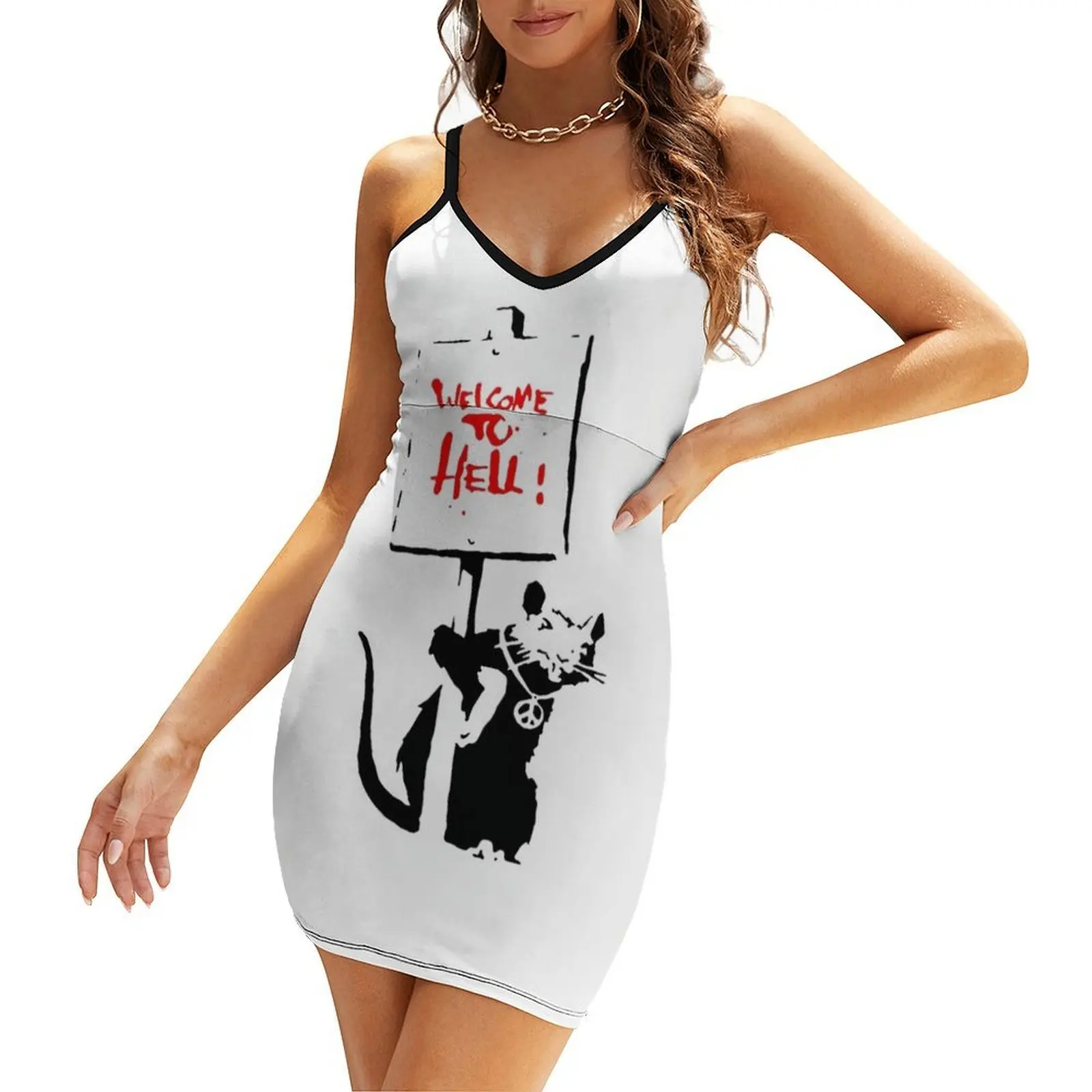 

Welcome to Hell Sling Dress Party dresses for women summer dresses for women 2025 summer dresses women 2025 Bride
