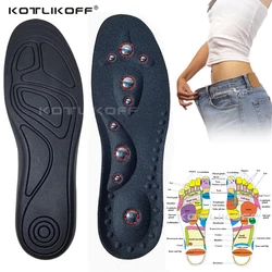 High quality Magnetic Therapy Magnet Massage Insoles Men/ Women Therapy Acupuncture Insoles Magnetic Slimming Massaging Insert