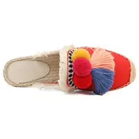 Women's Slippers  Espadrilles  Fluffy Ball Mule Slides Sale -  Rubber Hemp Shoes Outside Spring  women  sandals - Image 3