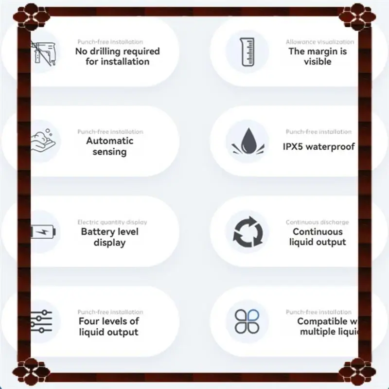 

24-часовая доставка, 308 мл, USB перезаряжаемый автоматический дозатор мыла, бесконтактный электрический инфракрасный датчик для кухни и ванной комнаты