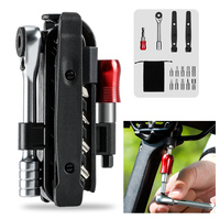 Multifunctional Tool Ratchet Wrench Set Repair Scenarios Adjustable Ratchet Direction Compact Storage Bag For Scooter