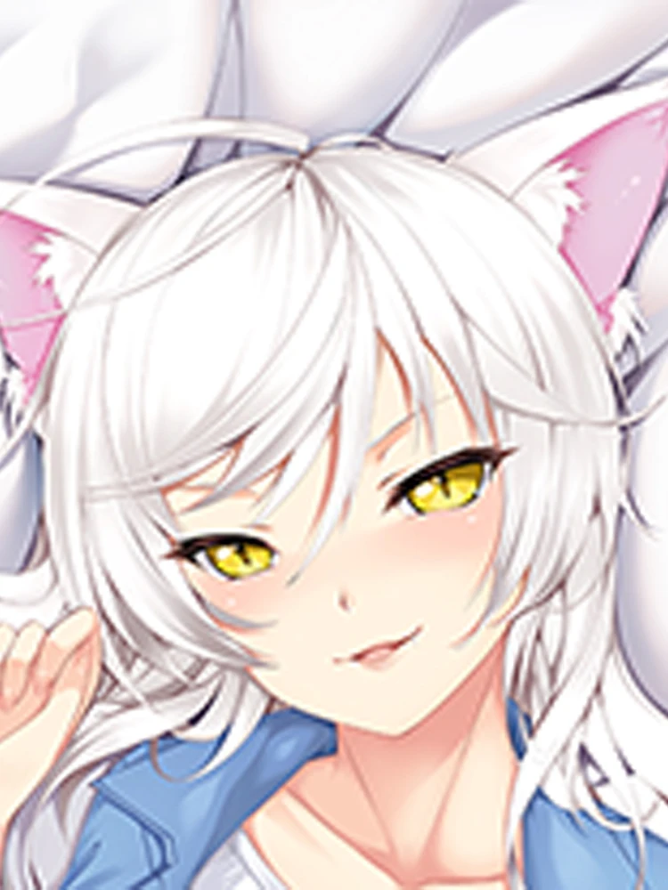 Dakimakura Anime Pillow Cover Yurina Inoue/Black Hanekawa Double Sided HD Print 2WAY Life Size Anime Body Pillowcase Gifts