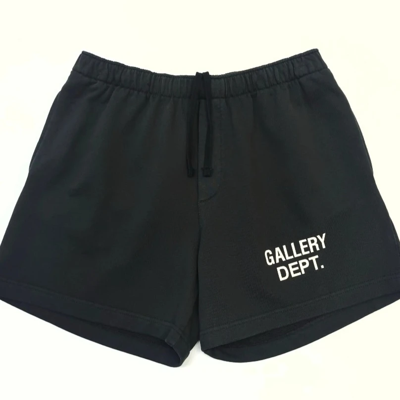 Gallery dept letter print vintage casual shorts