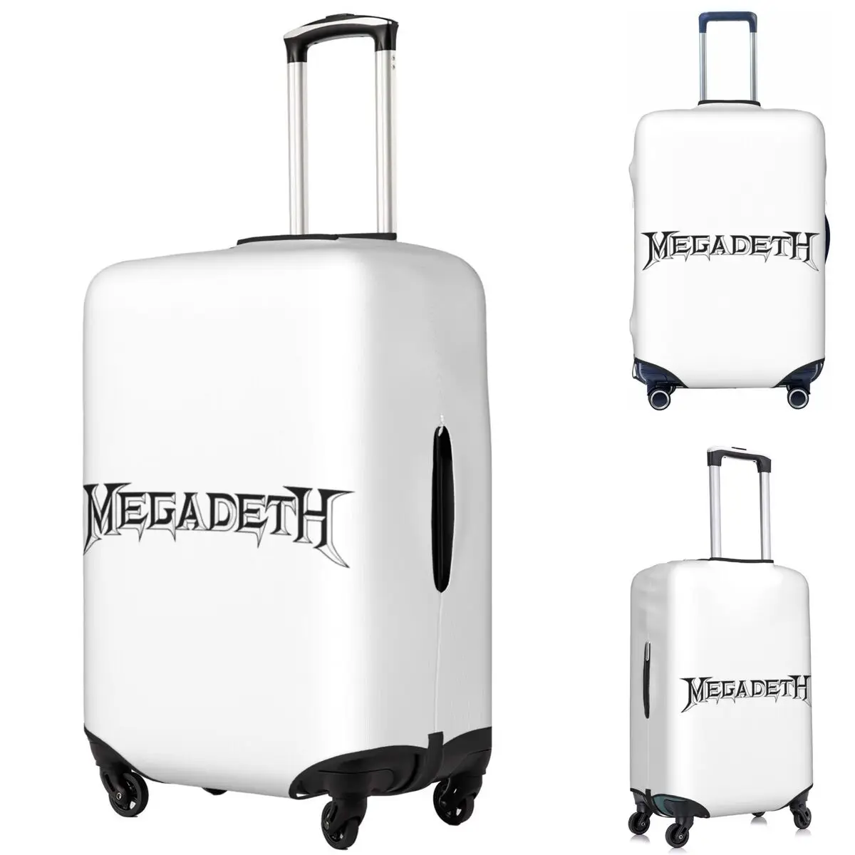 Роскошный защитный чехол для чемодана с металлическим ремешком Megadeth, эластичные защитные чехлы для дорожного багажа на 18-32 дюймов