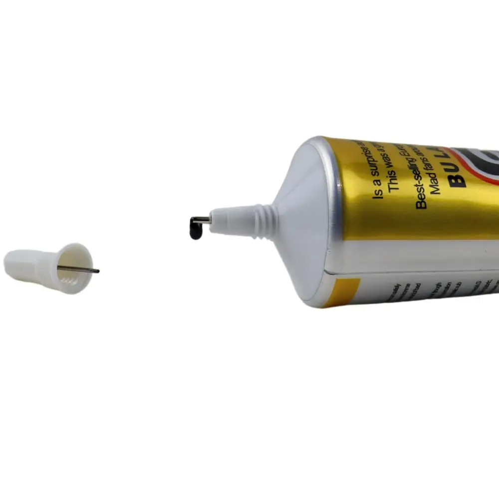 Bulaien T7000-Adhésif de Réparation avec Pointe d'Applicateur de Précision, Contact Noir, DIY, HNBC15ML, 25ML, 50ML, 110ML, 1 Pièce