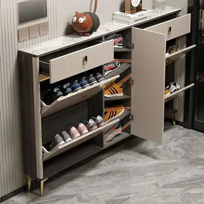 Storage Cabinet Modern Luxury Shoes Organizers Shoe Cupboards Furniture Home Storage System Living Room Entrance Hall Shoemaker