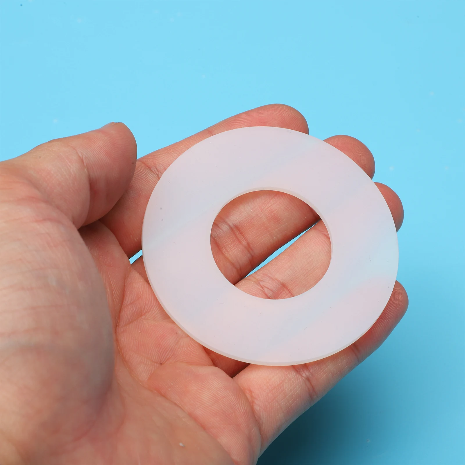4Pcs Toilet Diaphragm Float Valve Fill Valve Gasket Inlet Filling Valve Membrane Siamp Fill Valves Cistern Washer Parts for Home image 5