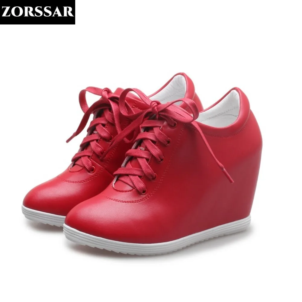 Hidden Heel Summer Fashion High Heels Ladies Casual Shoes Vulcanize Women Platform Shoe Spring 2024 Women\'s Wedge Sneakers