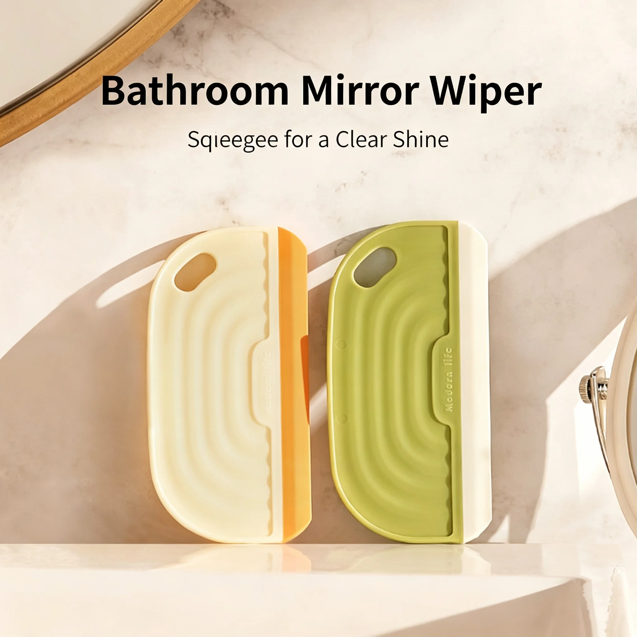 Plastic Non Scratch Handy Squeegee Kitchen Sink Countertop Wiper Window Mirror Glass Scraping Film Scraper Bathroom Cleaning