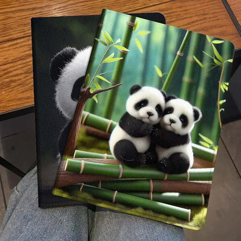 

Cartoon Panda Bamboo Popular Gift For Honor Pad 8 V8 9 GT MagicPad 13 3 2 Tab MatePad Pro Air 12 X 12.6 Foldable Tablet Case