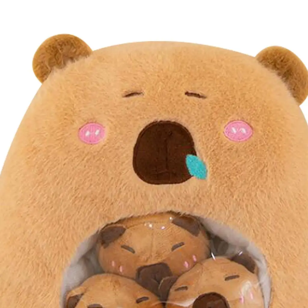 Capibara peluche abbracciabile confortevole fai da te da collezione cartone animato bambola animale rimovibile per adolescenti ragazzi ragazze adulti regali bambini