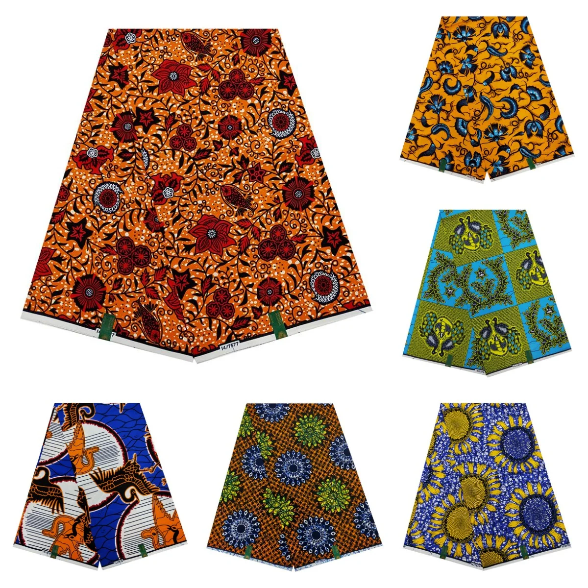 

Nigerian Wax Fabric Newest Design Ankara African High Quality Batik Prints Fabric Real 100%Cotton For Women Party Dresses Sewing