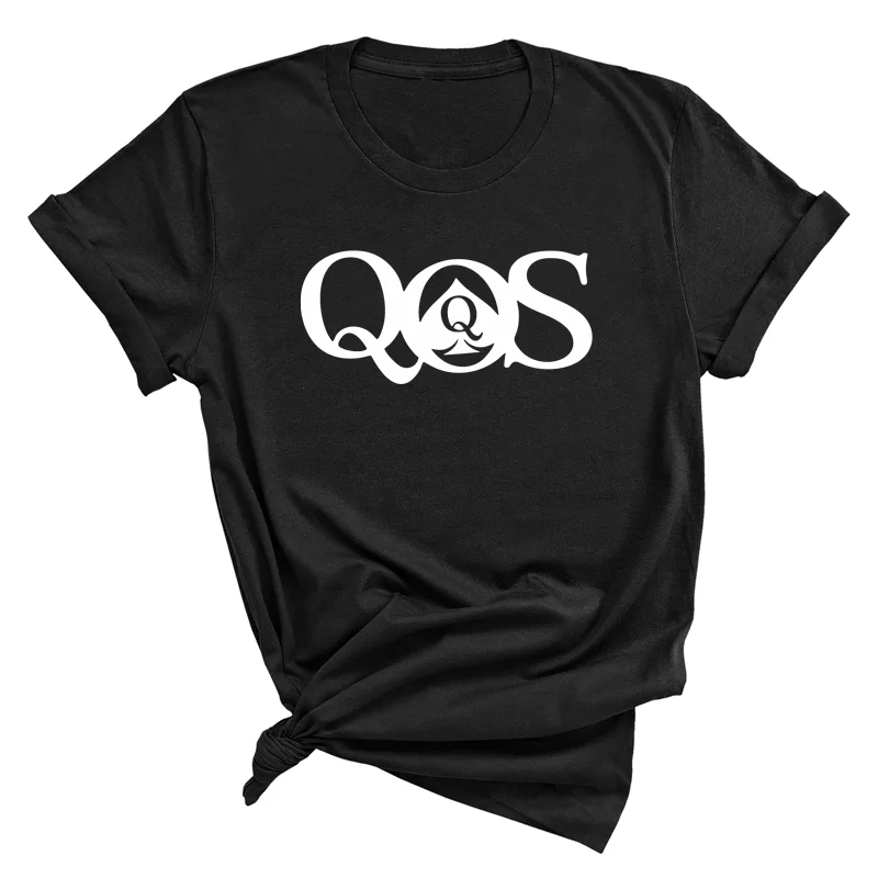 QOS Spades Cotton Tshirts for Women and Men White Sexy Home Top Tee Plus Size Summer Kawaii T-shirts My Body My Choice T-shirt