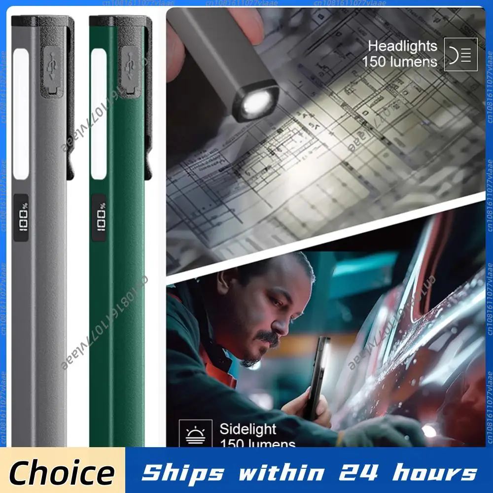 

LED+SMD Mini Nursing Flashlight with Pen Clip Medical Pen Pupil Lamp Waterproof Pocket Penlight Torch 400mAh for Nursing Student