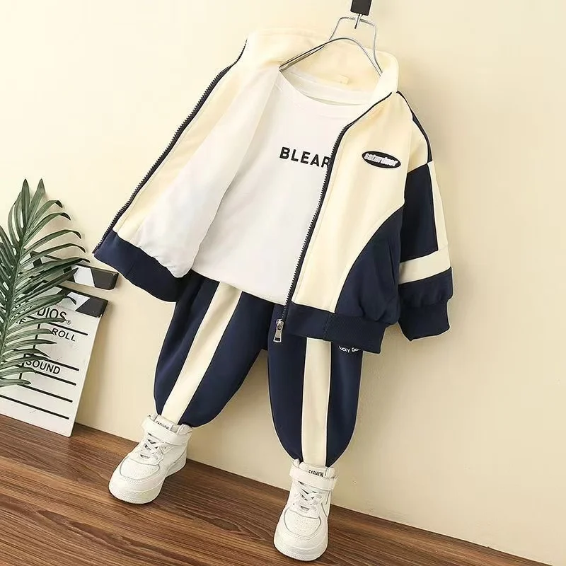 Spring Autumn Baby Clothes Set Winter Children Clothing Jacke Suits Kids Baby Boys Jacket+pant 2 PCS Child Boy Clothes