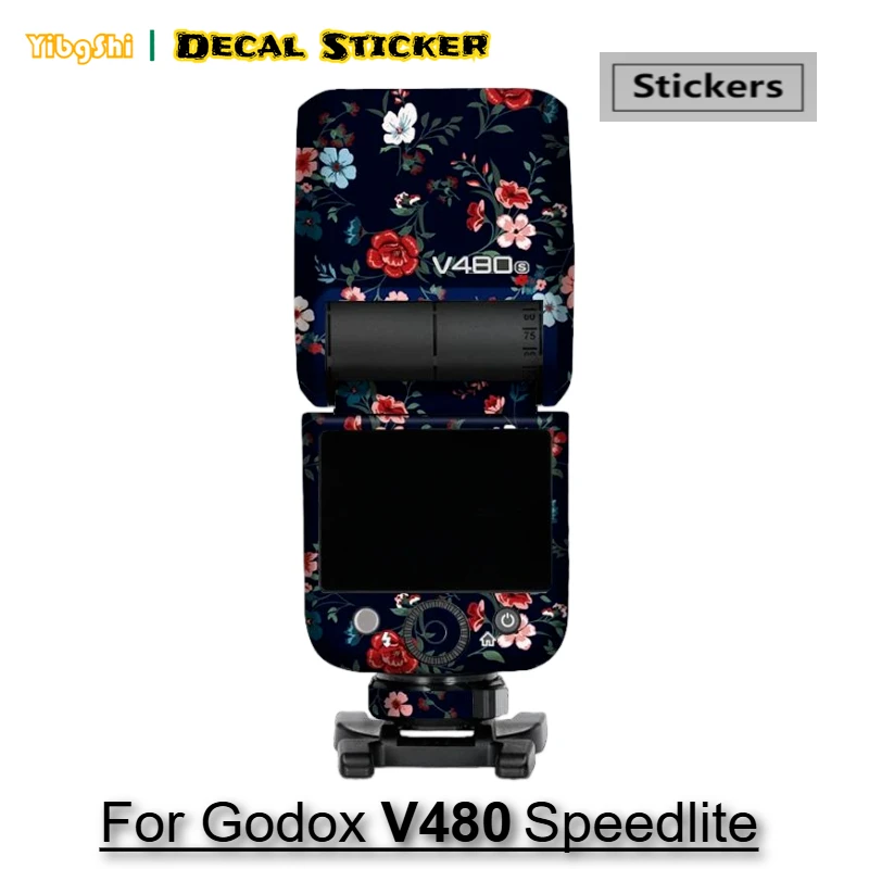 

Для Godox V480 TTL Speedlite Skin Camera Flash Наклейка V480C V480F V480S V480N Премиальная наклейка Skin V 480 Protector