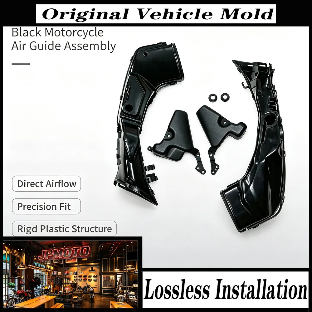 For Honda CBR1000RR CBR 1000 RR CBR1000 RR 2008-2016 Motorcycle Ram Air Intake Duct Pipe Tube ABS Accessories Kit Set Pair